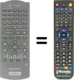 Replacement remote control DVD / PLAYSTATION