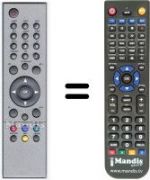 Replacement remote control Seg DTR 602-II