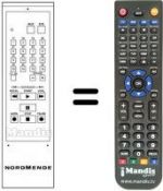 Replacement remote control F 2005