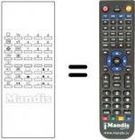Replacement remote control FB 20 (IR)