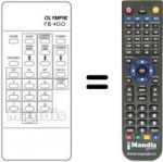 Replacement remote control P 310
