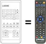 Replacement remote control FB 40 VS / TEXT