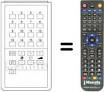 Replacement remote control UNIVERSUM 9287855