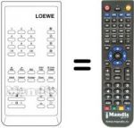 Replacement remote control FB 52 TEXT