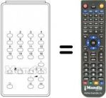 Replacement remote control FB 632 Q