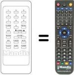 Replacement remote control LG CMT 9842
