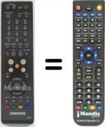 Replacement remote control Samsung SMT T1040