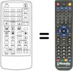 Replacement remote control LG GSE-C40 S