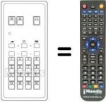 Replacement remote control UNIVERSUM 9299900