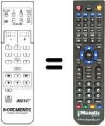 Replacement remote control IMC 10 T