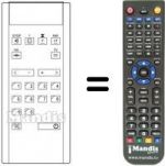 Replacement remote control 256.261