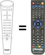 Replacement remote control IMC 525