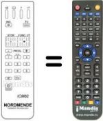 Replacement remote control IMC 62