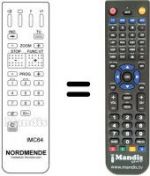 Replacement remote control IMC 64
