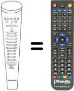 Replacement remote control IMC 702