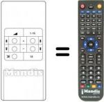 Replacement remote control INFRACONTROL
