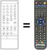 Replacement remote control M 2