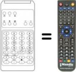 Replacement remote control INFRARED 16 / 32 TRS