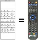 Replacement remote control INFRARED 30 M