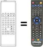 Replacement remote control IR 5492