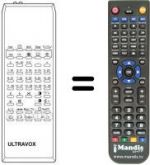 Replacement remote control IR 5497