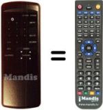 Replacement remote control IR 70