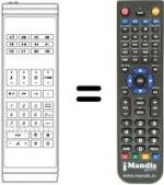 Replacement remote control 5652 13 03