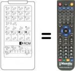 Replacement remote control Magnadyne JUPITER X322 P