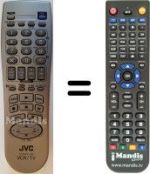 Replacement remote control JVC HR-J770 EU