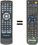 Replacement remote control JX-1000C(2)