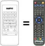 Replacement remote control 1AV0U10B00800
