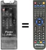 Replacement remote control K 150