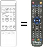 Replacement remote control Multitech KT 8336