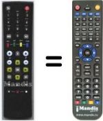 Replacement remote control RC 662