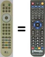 Replacement remote control LG RZ-23LZ50