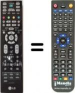 Replacement remote control LG 26 LB 76