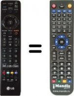 Replacement remote control MKJ40653831