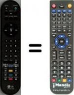 Replacement remote control AKB30377808