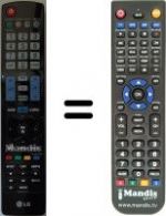 Replacement remote control AKB72914271