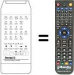 Replacement remote control Frontech M 2132