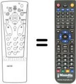 Replacement remote control Hifivox 36130 RI