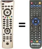 Replacement remote control Medion MD 41530