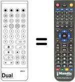 Replacement remote control MFB 01
