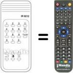 Replacement remote control MG 9212