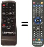 Replacement remote control Funai 21A-620