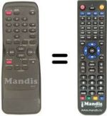 Replacement remote control Funai NA 175