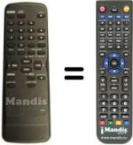 Replacement remote control Funai 29A-754