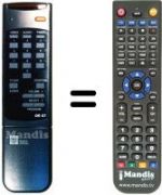 Replacement remote control OR 57