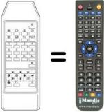Replacement remote control OTM 7110 F