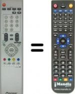 Replacement remote control Pioneer PDP 436